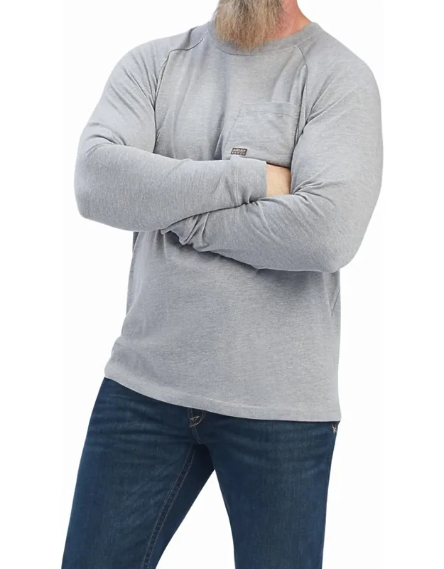 Cotton Strong Long Sleeve Pocket Tee