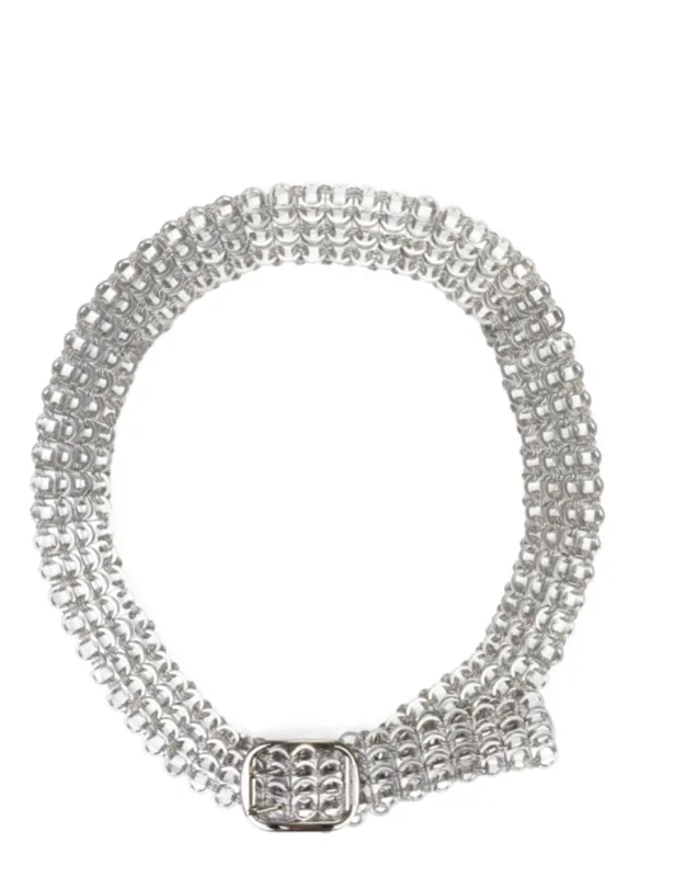 Bottle Tab Silver Belt