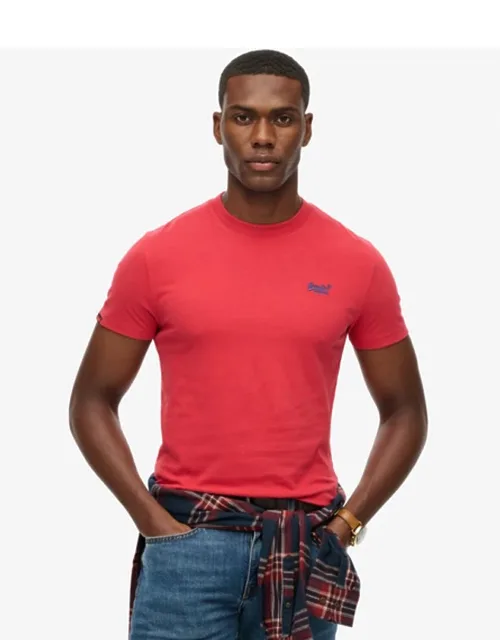 Superdry Organic Cotton Essential Logo T-shirt Slim Fit Ribbed Crew Neck