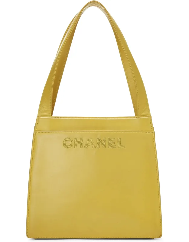 Lambskin Logo Shoulder Bag