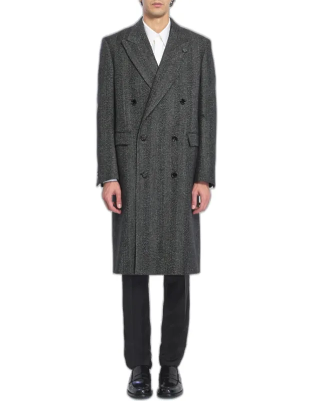 Double-breasted Wool Coat