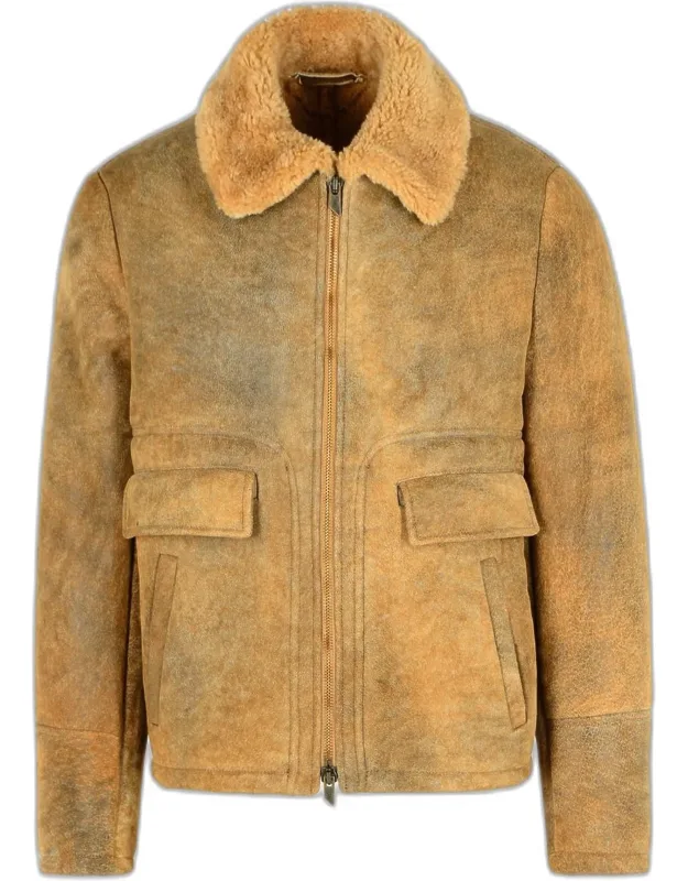 Camel Leather Jacket