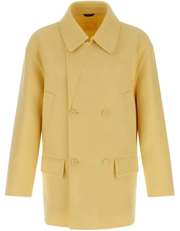 Wool Double-breasted Pea Coat