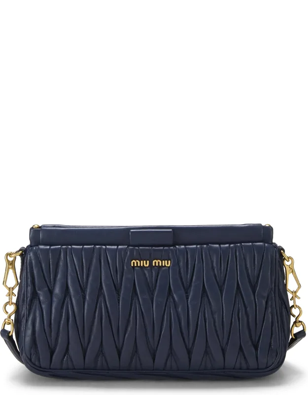 Nappa Matelassé Clutch
