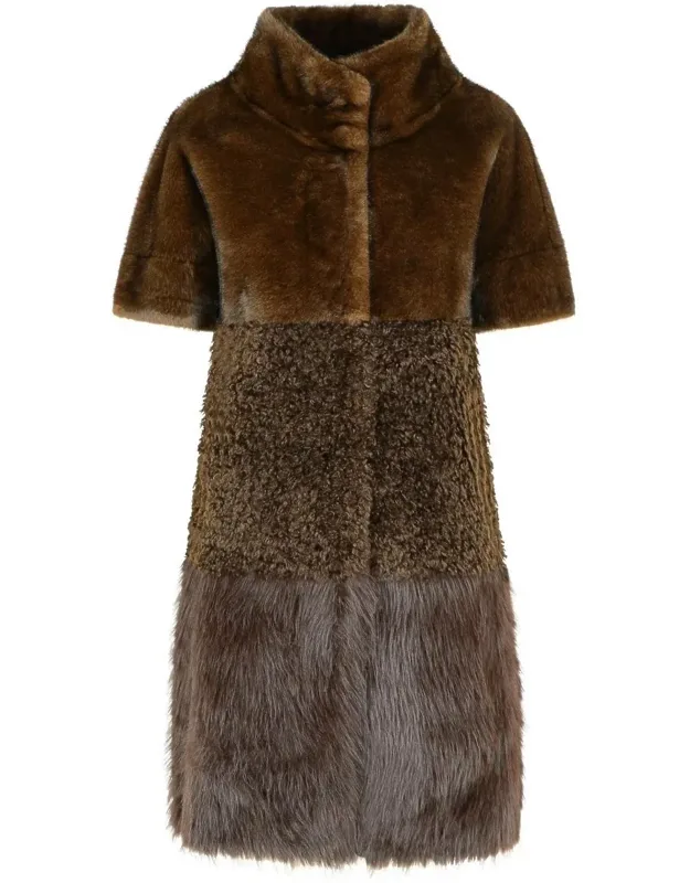 Polyester Faux Fur Coat