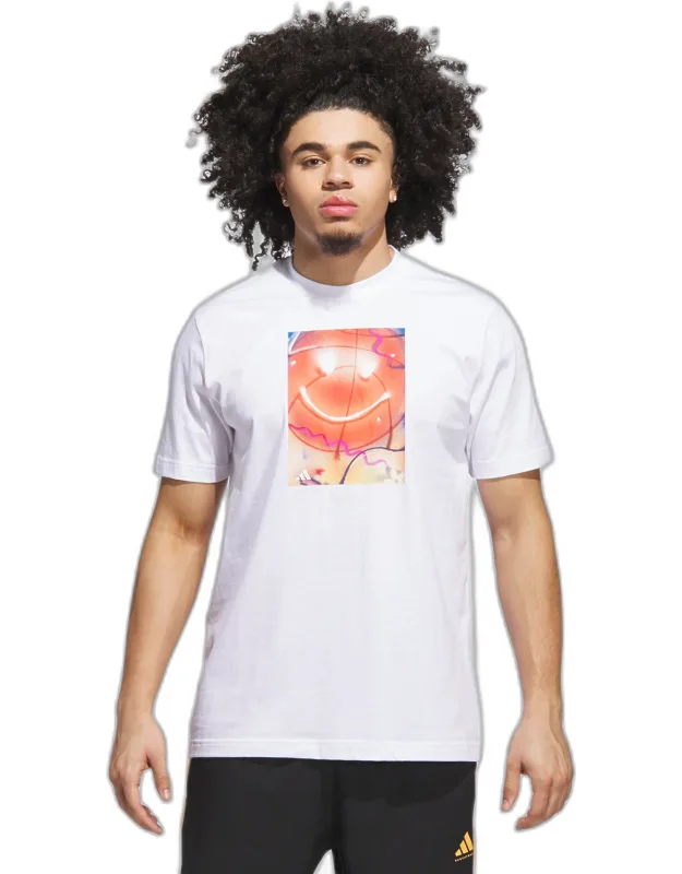 Basketball Is Happiness Graphic Tee