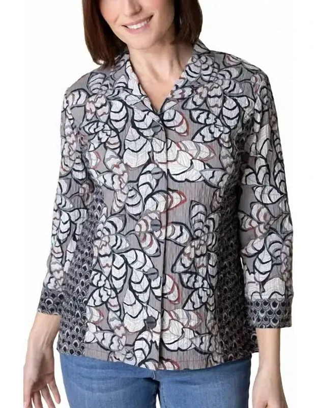 Rustling Leaves Princess Seamed Shirt