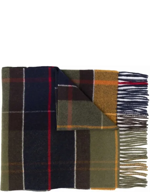 Plaid-check Print Scarf