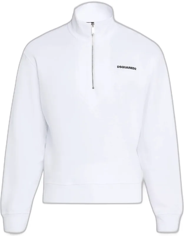 Half-zip Cotton Sweatshirt