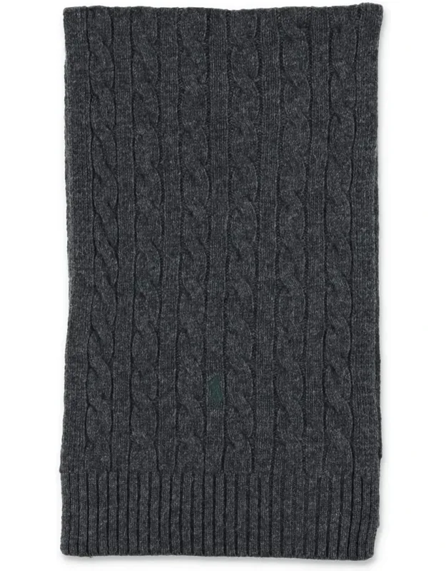 Wool-blend Cable-knit Scarf