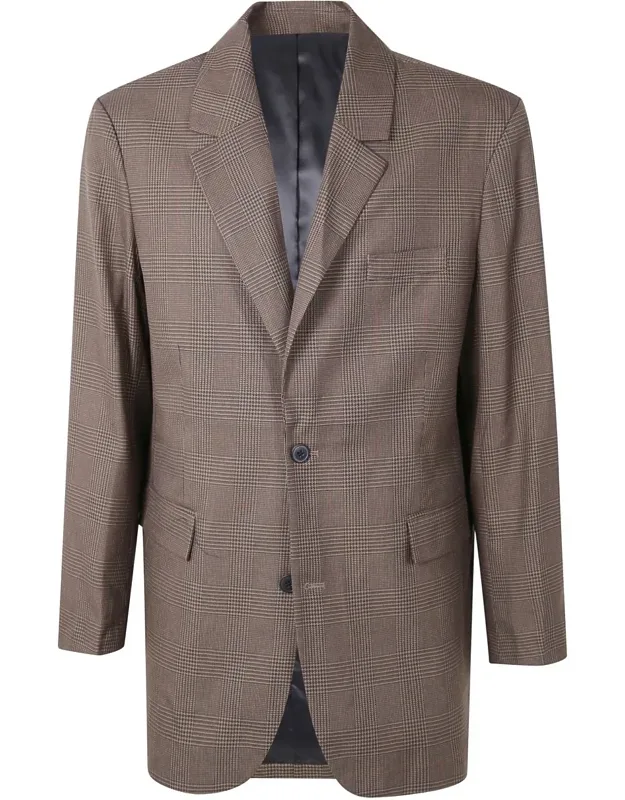 Houndstooth Check Blazer