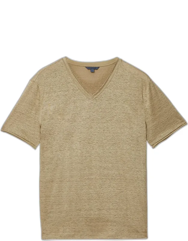 Wooster Linen V-neck T-shirt