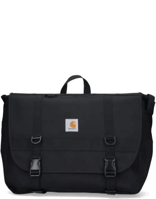'jake Messenger Shoulder Bag With Adjustable Strap And Front Zip Pocket'