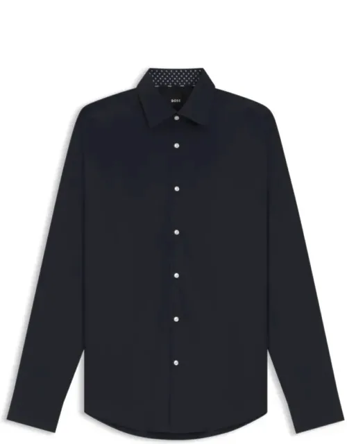 Regular-fit Shirt In Easy-iron Cotton Poplin
