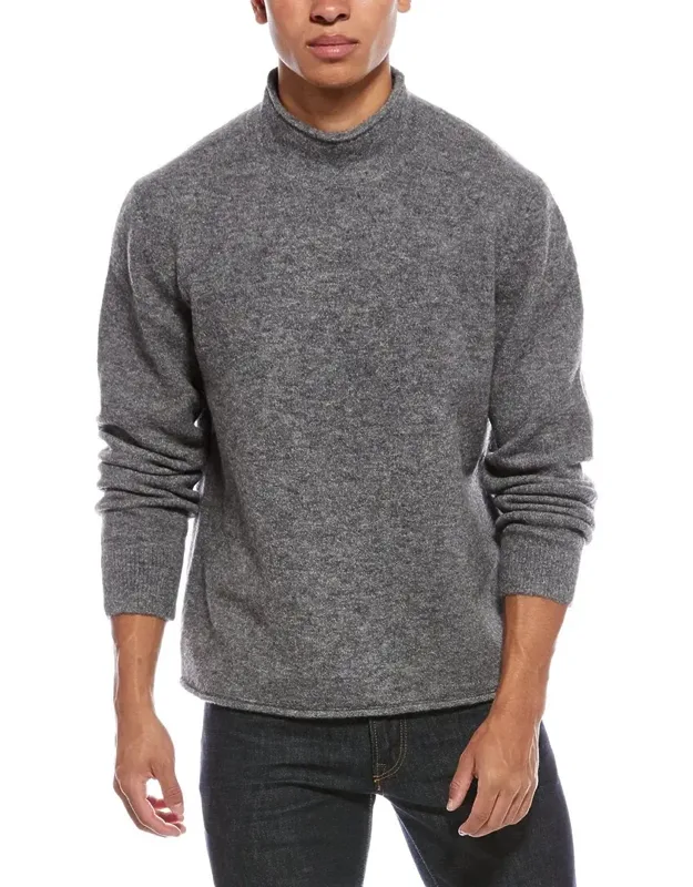 Airspun Wool &amp; Alpaca-blend Roll Neck Sweater