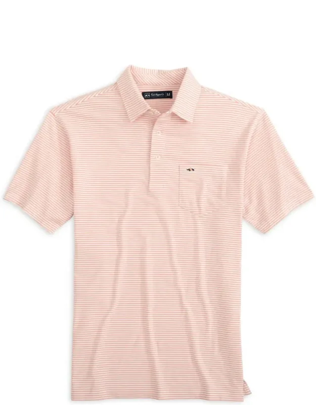 Pamlico Stripe Polo Shirt