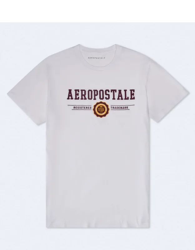 Bear Crest Appliqué Graphic Tee