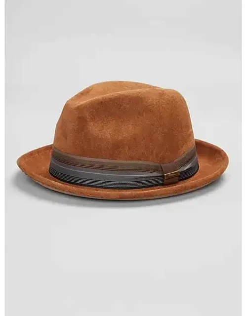Faux Suede Fedora
