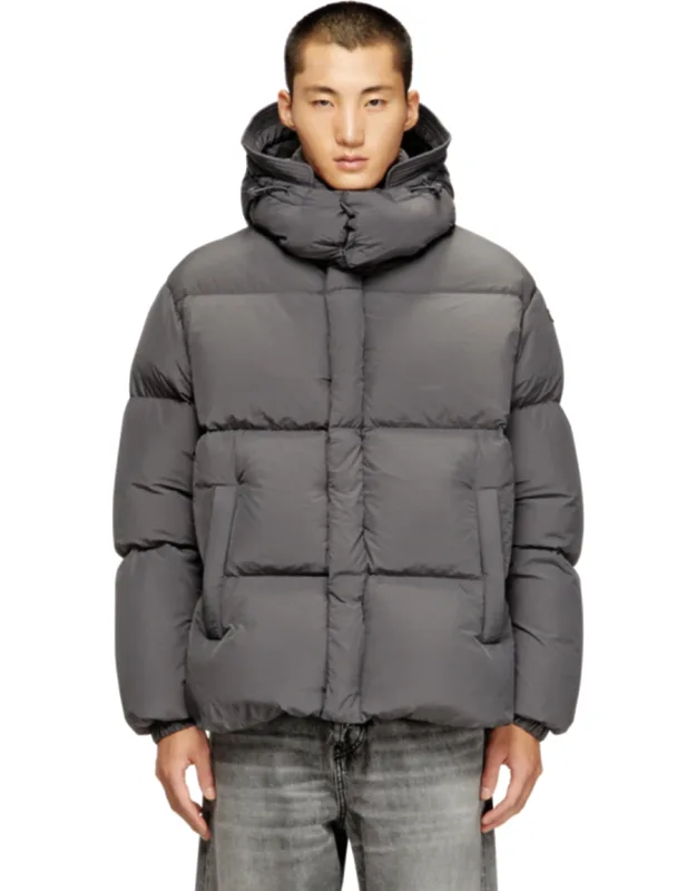 Down Jacket In Recycled Nylon Taslan