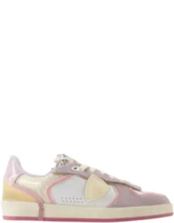 Philippe Model Pgal Sneakers - Smooth Goatskin, Almond Toe