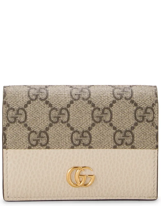 Original Gg Supreme Canvas Marmont Card Case