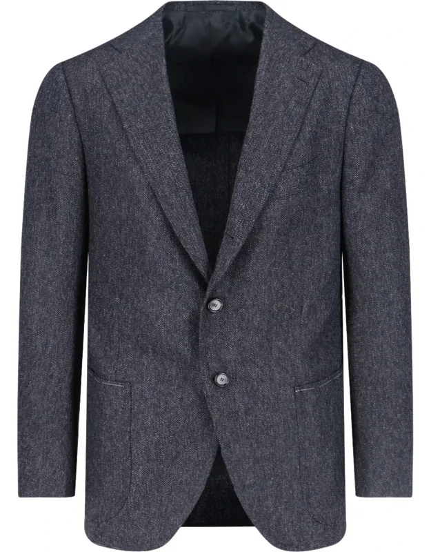 Single-breasted Virgin Wool Blazer