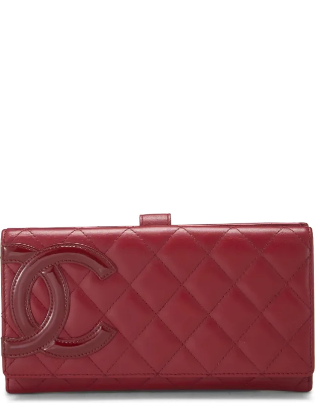 Quilted Calfskin Cambon Wallet