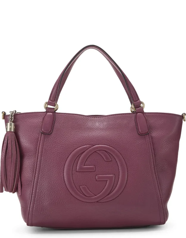 Leather Soho Top Handle Bag