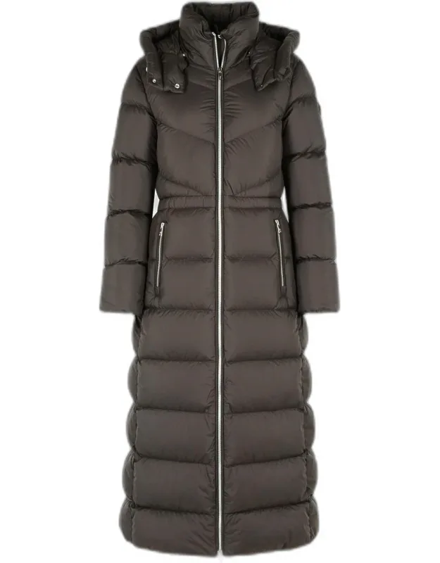 Long Nylon Down Jacket