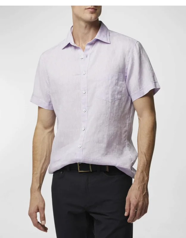 Ellerslie Solid Linen Sport Shirt