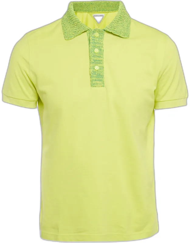 Cotton Collar Trim Polo T-shirt