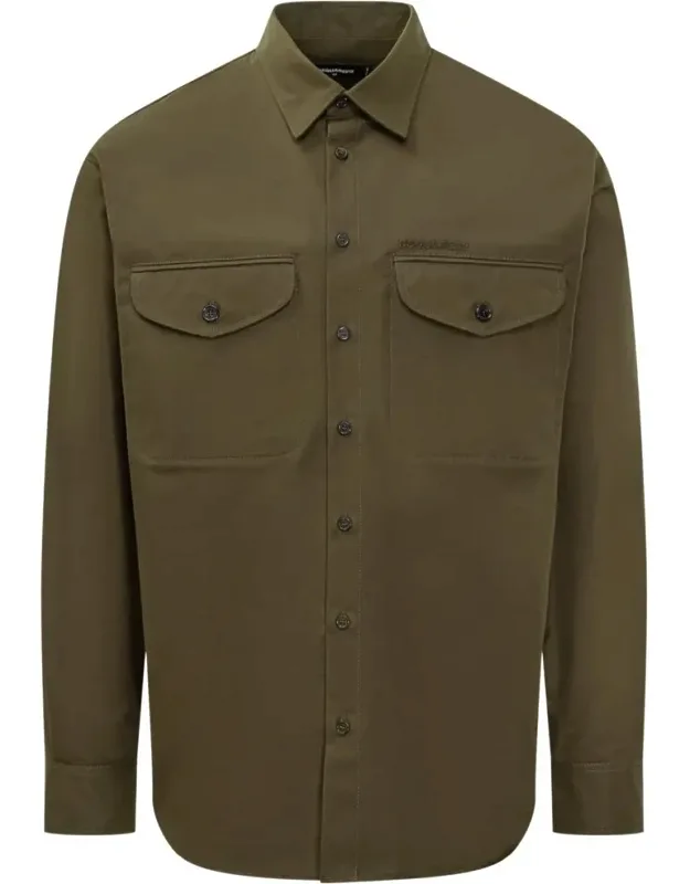 Cotton Shirt With Front Pockets