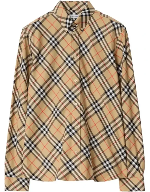 Relaxed Fit Check Cotton Flannel Shirt