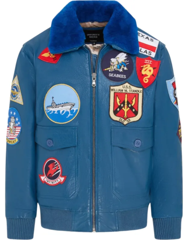 Topgun A2 Leather Bomber Jacket