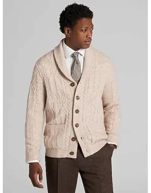Slim Fit Shawl Collar Cardigan