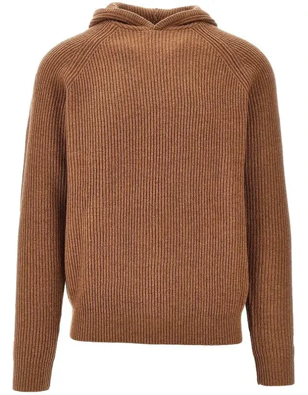 Merino Wool Hooded Sweater