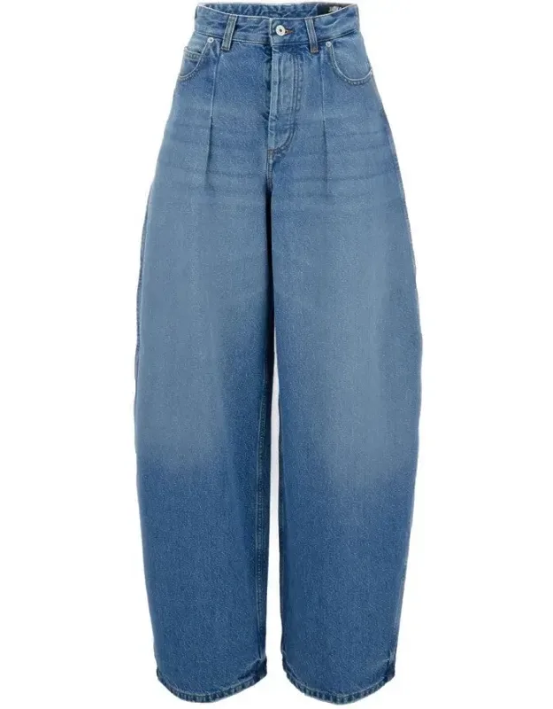 Le De-nimes Ovalo Jeans High-waisted Wide-leg