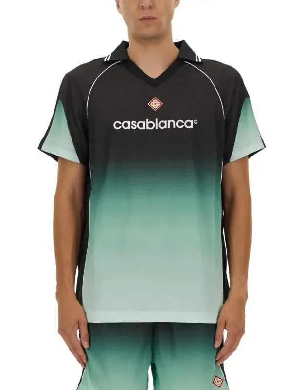 Gradient Design Football T-shirt