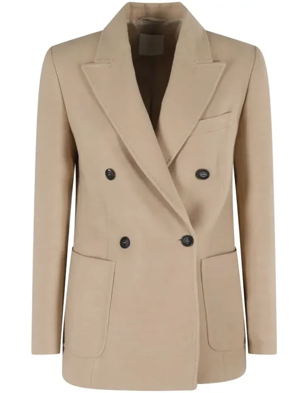 Double-breasted Wool Blazer