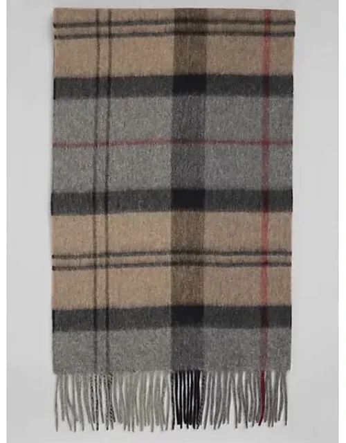 Plaid Cashmere Scarf