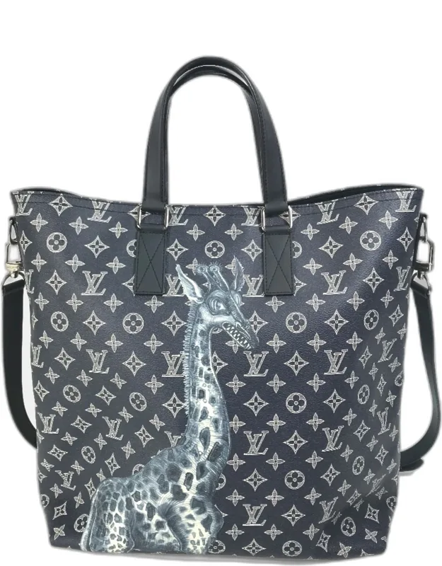 Monogram Savannah Jake And Dinos Chapman 2-way Shoulder Bag Crossbody Tote Canvas
