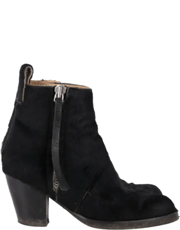 Zipped Ankle Boots