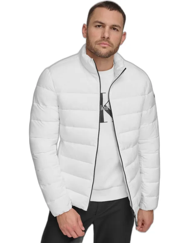 Tailored Fit Stretch Puffer Jacket