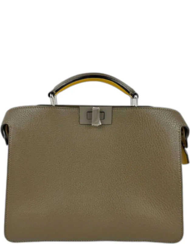 Peekaboo Iseeu X-cross Leather Shoulder Bag