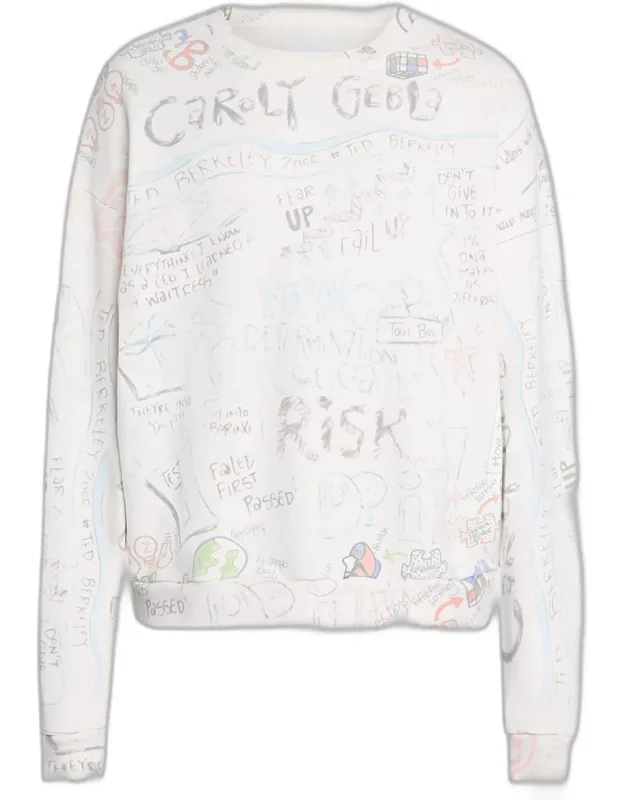 Cotton Multi-artwork Crewneck Sweatshirt