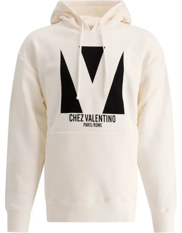 Chez Valentino Print Hoodie