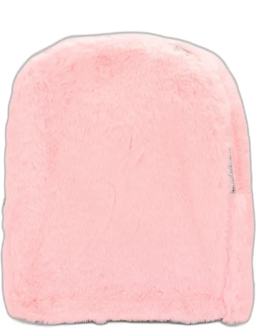 Faux Fur Backpack Bag