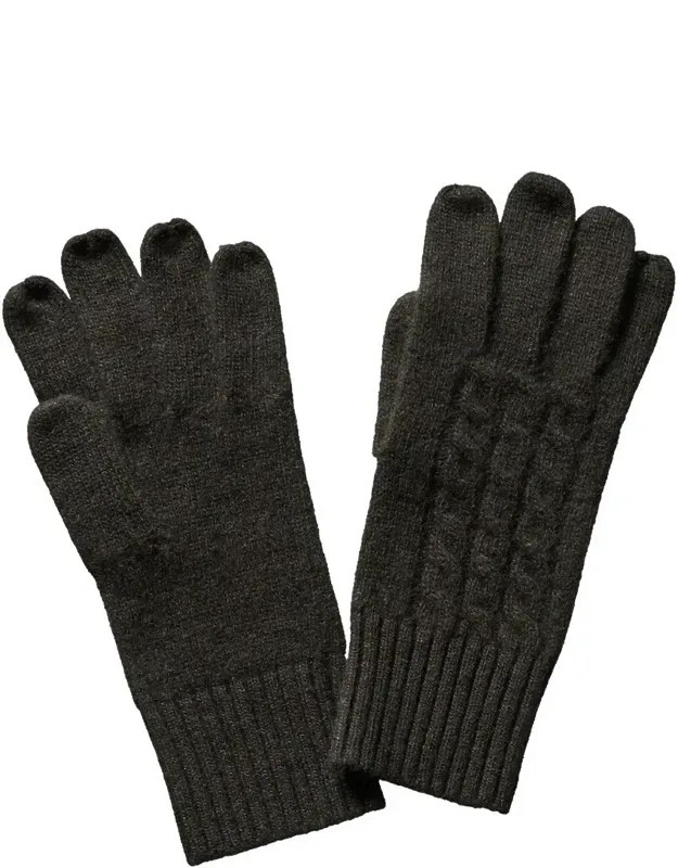 Cashmere, Wool, & Silk-blend Gloves