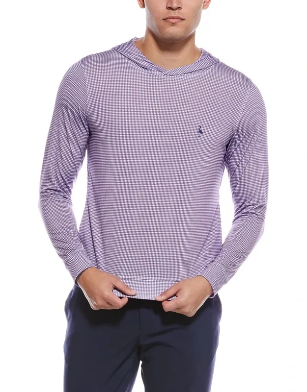 Houndstooth Printed Performance Hoodie