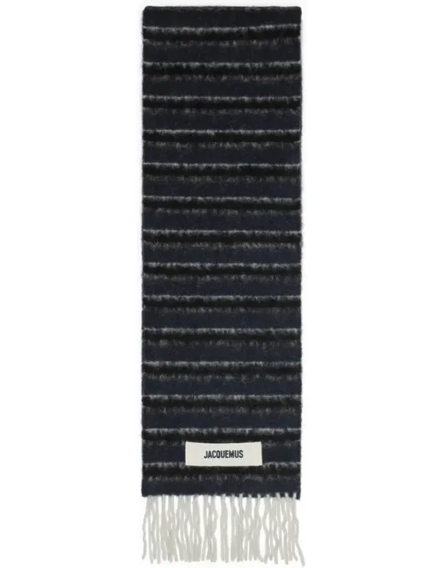 Alpaca Striped Scarf